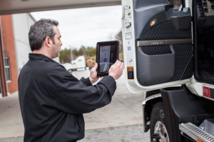Unique QR codes will be installed on all new Mack trucks. (Photo courtesy MackTrucks.com)