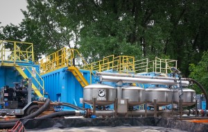 Photo from the St. Croix River crossing project in Wisconsin and Minnesota. Photo courtesy of Rain for Rent.