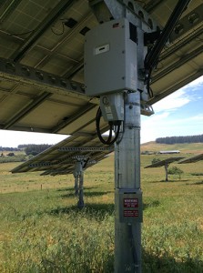 The Stone Point Rock Quarry’s solar system is 202 kW and made up of 33 AllSun dual-axis trackers that follow the sun throughout daylight hours.