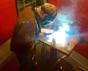 Superior Industries held a high school welding competition at its headquarters in Morris, Minn. Photo: Superior Industries