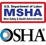 Logos: MSHA, OSHA
