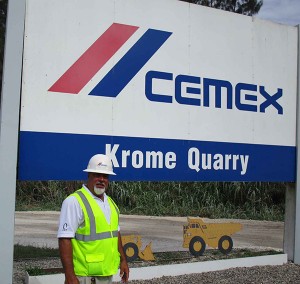 Ray Valdes, Krome Quarry plant manager.