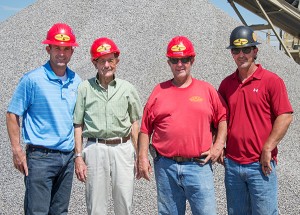 Three generations of the Gendron family include, left to right, John, Del, Dave and Todd.