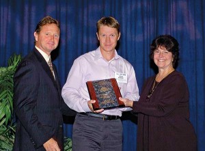 Feltes, left, invested in NSSGA in the years following his chairmanship because of a drive to help others succeed.