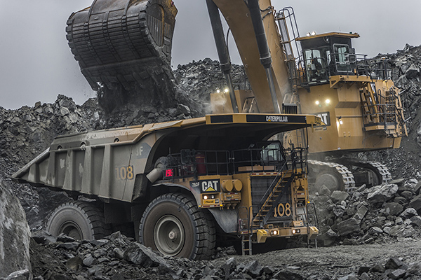 A Cat 793F mining truck at work. Photo courtesy of Caterpillar.
