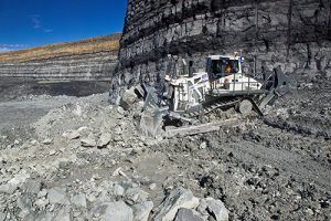 Liebherr's new crawler tractor now in the U.S. market works in mining and quarrying applications. Photo courtesy of Liebherr.