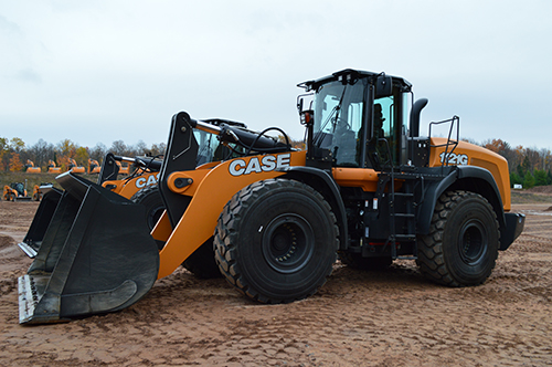Case Construction Equipment debuts its G Series line of wheel loaders. Photo by Megan Smalley