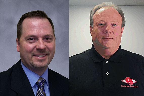 Regis Sherry (left) is the company's new VP of operations and Ed Fuller (right) is its new regional territory manager. Photo courtesy of Curry Supply.