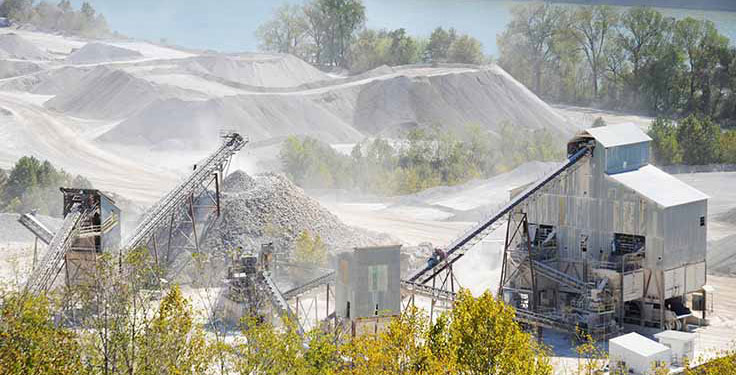Mulzer Crushed Stone's Cape Sandy Quarry. Photo courtesy of Mulzer.