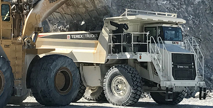 Photo courtesy of Terex Trucks.