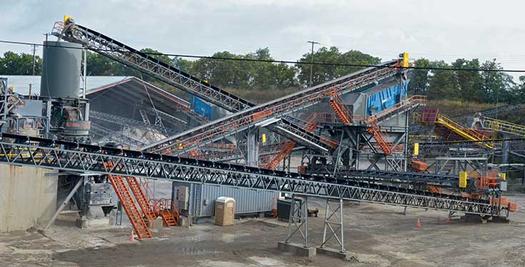 A ground shot of the Bourbon Limestone plant. Photo: P&Q Staff