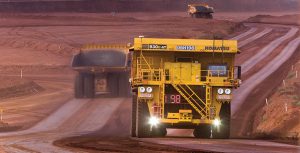 Autonomous hauling has already reached the mining industry, and it’s only a matter of time before the technology is prevalent in quarry operations. Photo courtesy of Komatsu.