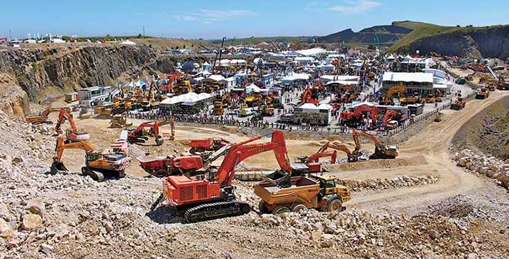 This year’s Hillhead featured more than 500 exhibitors. Photo courtesy of The QMJ Group