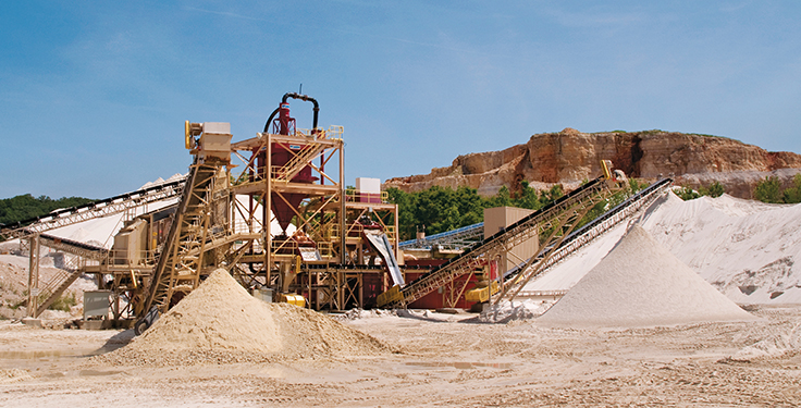 The frac sand market is booming once again, and producers are churning out sand at rampant rates. Photo courtesy of Mark Krause