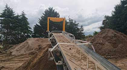 Loadscan's conveyor volume scanner. Photo courtesy of Loadscan