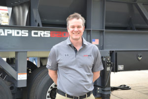 Terex MPS's Spencer Kossl. Photo by Kevin Yanik.