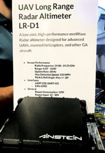 Ainstein’s UAV Long Range Radar Altimeter is one of many examples of drone-related technology that can be applied within the aggregate industry. Photo: Zach Mentz