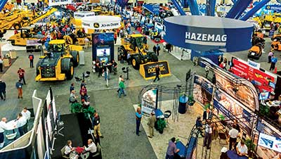 Held in Houston last year, AGG1 Aggregates Academy & Expo shifts to Indianapolis in 2019. Photo courtesy of NSSGA