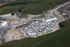 An aerial view of Hillhead 2018. Photo courtesy of the Hillhead press office