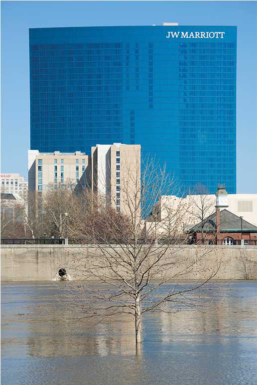 The JW Marriott, situated near the White River in downtown Indianapolis, is the location of this year’s convention. Photo: iStock.com/ Joel Carillet