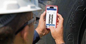 Programs are available that can take tire performance data and upload it to a cloud-based platform for password protected storage and easy access. Quarries can then download captured tire data into easy-to-read, customizable reports that show tire performance. Photo: Goodyear
