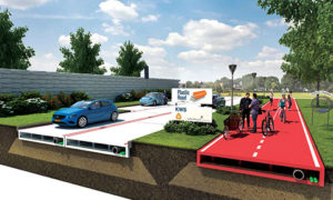 Might jigsaw roads figure more prominently in the coming years? Photo courtesy of Volvo CE