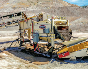 PhotoSuperior’s Alliance low-water washer is designed with a small footprint, allowing it to be easily incorporated into an existing plant. Photo courtesy of Superior Industries .