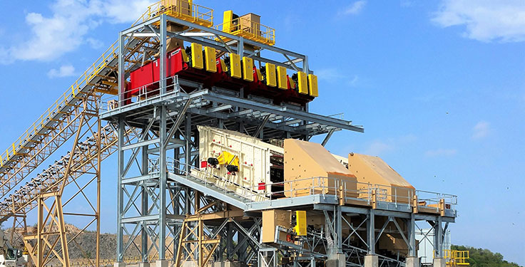 To maintain a safe washing operation, walk it daily, train personnel on the proper lockout/tagout procedures associated with equipment, and keep the area around the plant clean. Photo courtesy of McLanahan Corp.