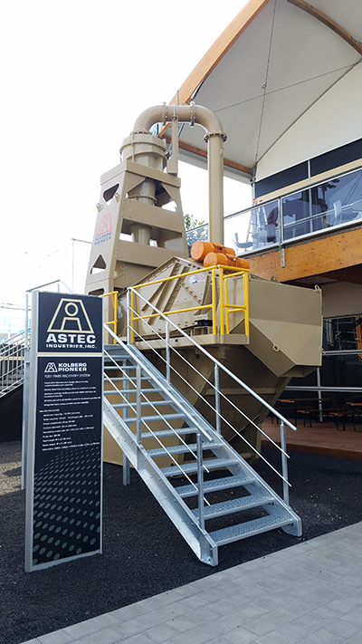 The 9201 is available in portable, semi-portable and stationary configurations. Photo courtesy of KPI-JCI & Astec Mobile Screens