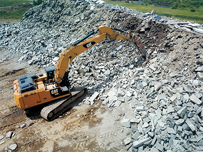 Scepaniak was brought up in the family company by his father, Joe, who taught him the ins and outs of the aggregate industry along with his cousin, Tony. Photo courtesy of Wm. D. Scepaniak.