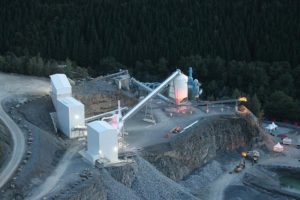 Haver & Boecker Niagara provides crushing plant systems with a variety of components, including impact, jaw, cone or roller crushers, Haver screens or rolling screens, push feeders, apron conveyors and Haver vibrating feeders. Photo courtesy of Haver & Boecker