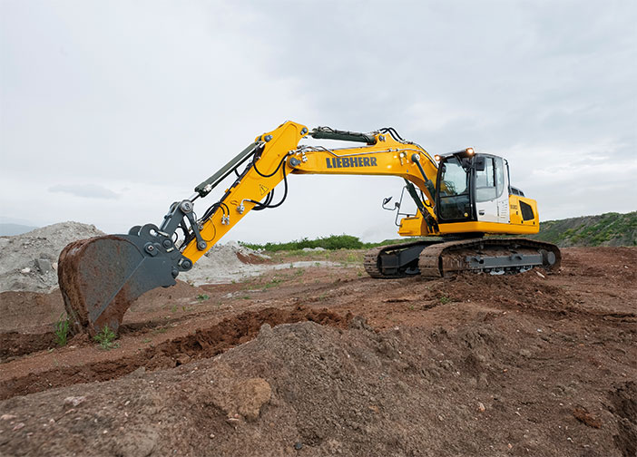 A Liebherr R 920 crawler excavator. Photo courtesy of Liebherr USA.