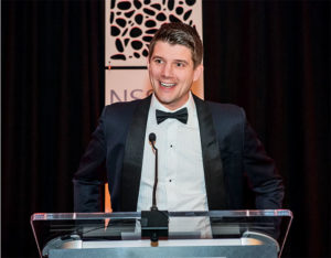 Niklas Haver, chairman of Major, a Haver & Boecker company, delivered a tribute to Washington Samuel Tyler at this year’s Pit & Quarry Hall of Fame induction ceremony. Photo by PamElla Lee Photography.