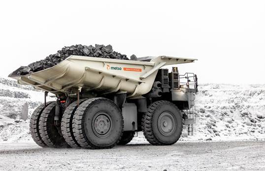 According to Metso, one of its typical truck bodies weighs 20 to 30 percent less than a traditional steel-lined truck body.