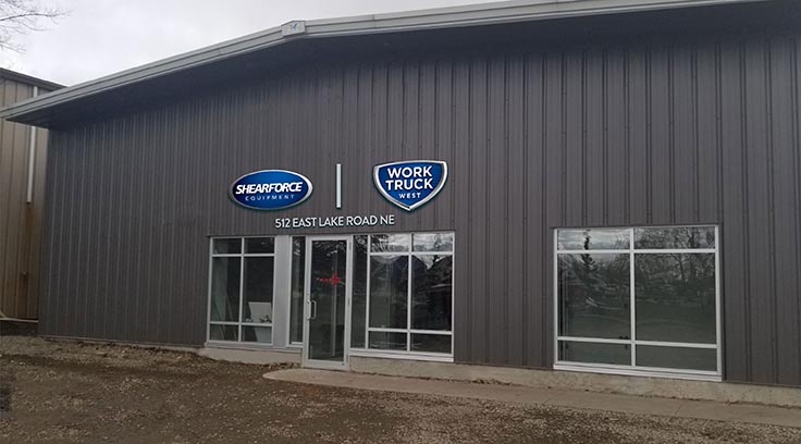 The new service center is expected to open July 2. Photo courtesy of West Coast Machinery