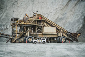PhotoWeighing 750 tons, Graniterock’s massive crusher produces more than 5 million tons of aggregate each year for the San Francisco Bay Area. Photo courtesy of BuildWitt Media Group.