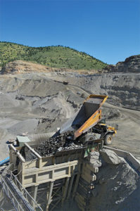 Crushing efficiency is key to production. Photo by Kevin Yanik.