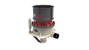 The TG 320 cone crusher is designed for the aggregate and recycle industries. Photo courtesy of Terex Cedarapids.