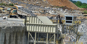 Preventive maintenance practices, plus programs like Caterpillar’s ET and VisionLink, keep Haydon Materials’ Cat haul trucks up and running. Photo: Kevin Yanik