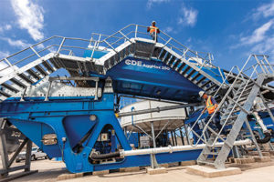 According to CDE, the AquaCycle is pre-wired and features a factory-assembled cone section with an integrated sludge pump allowing for rapid setup and commissioning. Photo courtesy of CDE