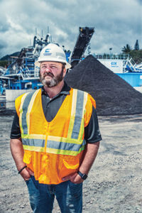Hawaiian Cement’s Sean Haggerty did not want an off-the-shelf wet processing solution. To him, it was critical that his company team with a partner who understood Hawaiian Cement’s goals. Photo courtesy of CDE