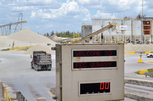 Cemex’s FEC Quarry produces about 8 million tpy of crushed stone. Photo by Zach Mentz 