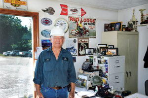 In addition to running Lile Quarry, owner Jim Lile tends to have a multitude of personal projects going on in the shop adjacent to his office. Lile is currently rebuilding a 1929 Harley-Davidson motorcycle, among other things. Photo courtesy of Kevin Yanik