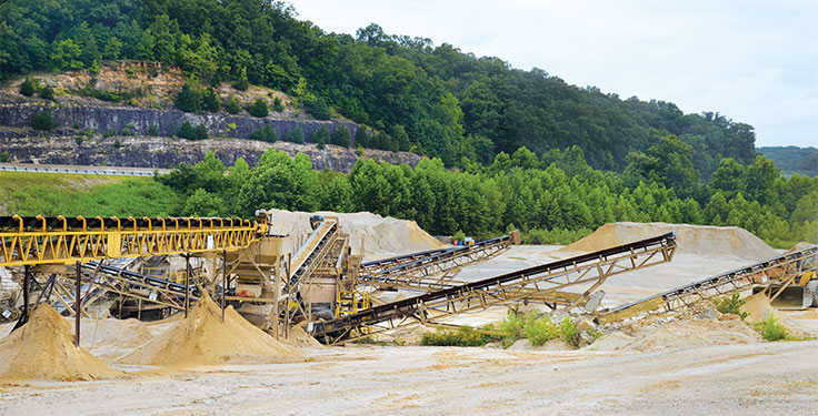 Magruder Limestone’s Lake Ozark location in Missouri is situated just off U.S. 54. Photo by Kevin Yanik