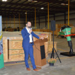 "This facility has allowed us to stock 33 percent more product and provide same-day shipping on in-stock items," says Stephanie Giroudon, director of sales for Americas at Montabert. Photo by Zach Mentz
