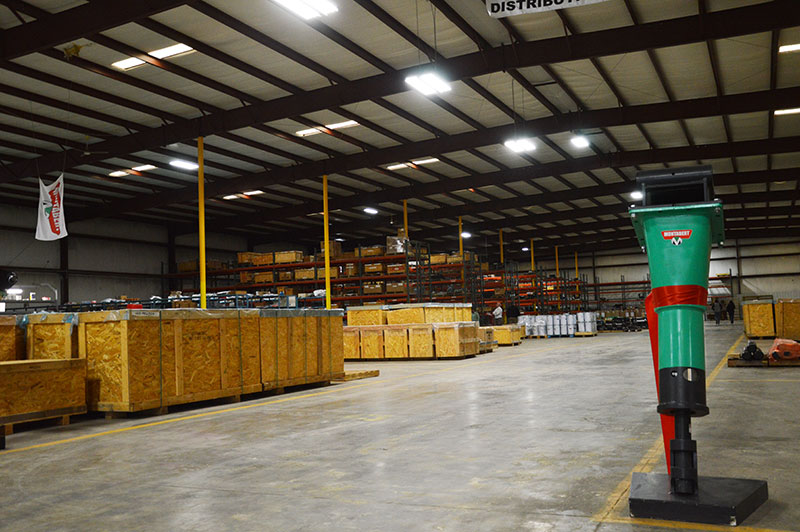Montabert's new Nashville, Illinois-based distribution center will serve customers in both the Midwest and East Coast regions. Photo by Zach Mentz