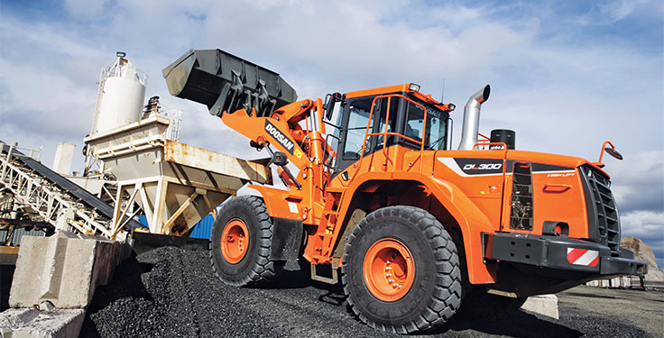 Use of a loader scale means operators can avoid underloading and overloading. Photo courtesy of Trimble