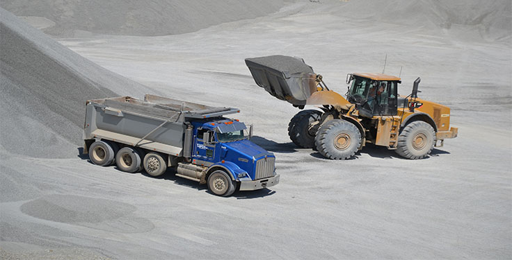 Offering real-time visibility on haulers is one approach aggregate producers can take to enhance customer service. Photo: P&Q Staff