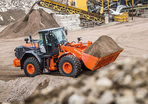 The new cab features a pressurized work environment with a virtually airtight seal to keep out dust and dirt. Photo courtesy of Hitachi