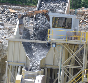 Large material and debris can jam inside the crusher, damaging components and causing costly downtime. Photo by Kevin Yanik